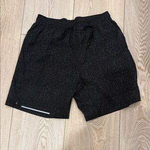 Bearbottom Men's Black Performance Athletic Shorts with Reflective Trim